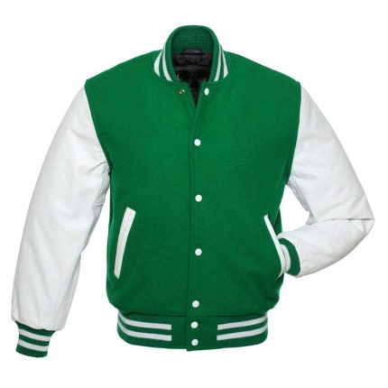 Green White Varsity Jacket