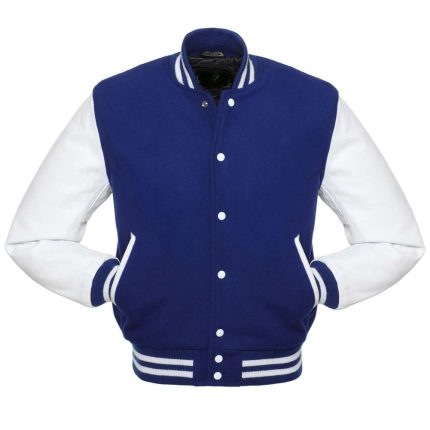 Blue White Letterman Jacket