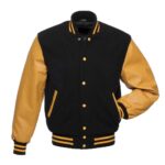 Gold Black Varsity Jacket
