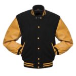 Gold Black Varsity Jacket