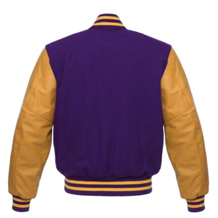Purple Gold Varsity Jacket