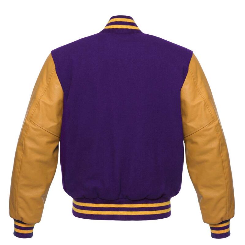 Purple Gold Varsity Jacket