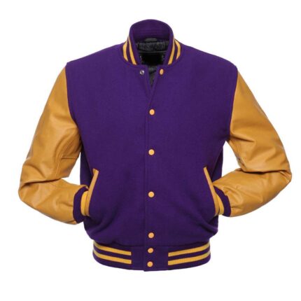 Purple Gold Varsity Jacket