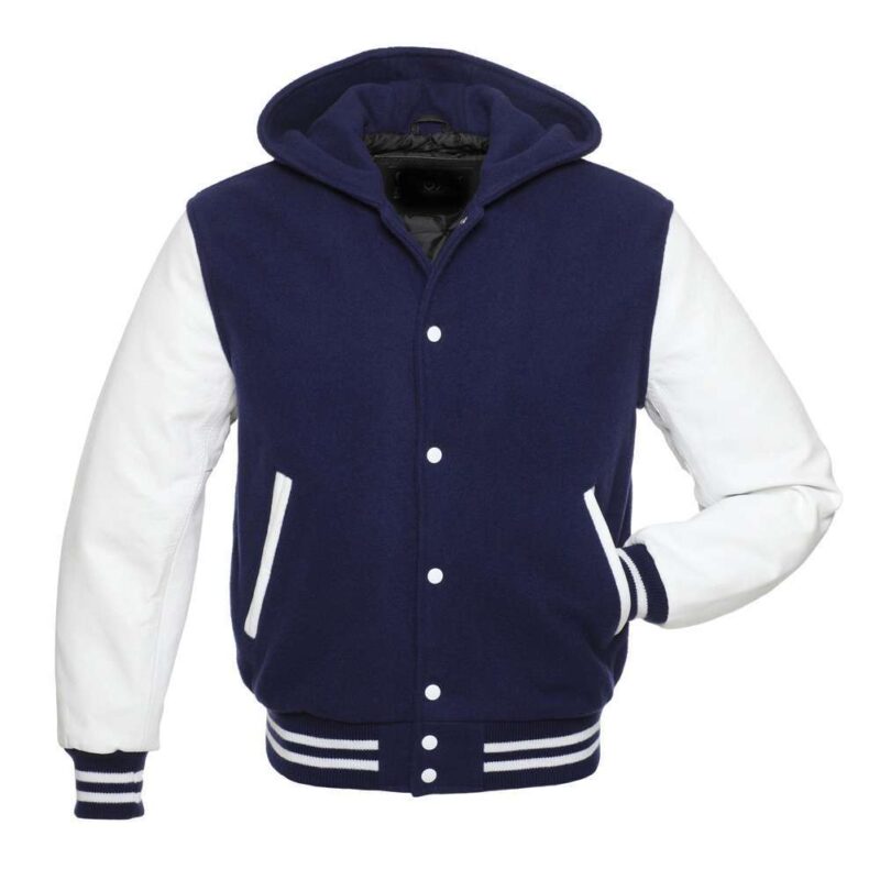 Varsity Jacket With Hood