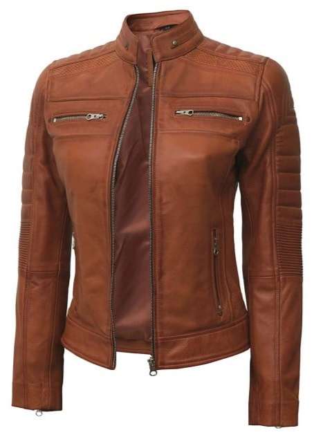 Slim Women Leather Jacket