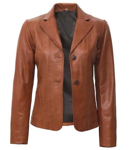 Office-Women-Leather-Coat