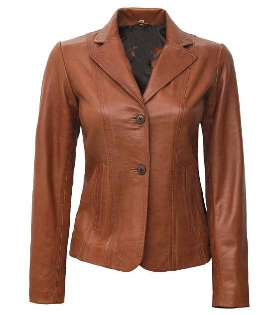 Office-Women-Leather-Coat