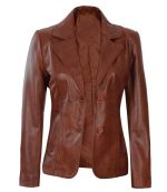 Ladies Leather Coat
