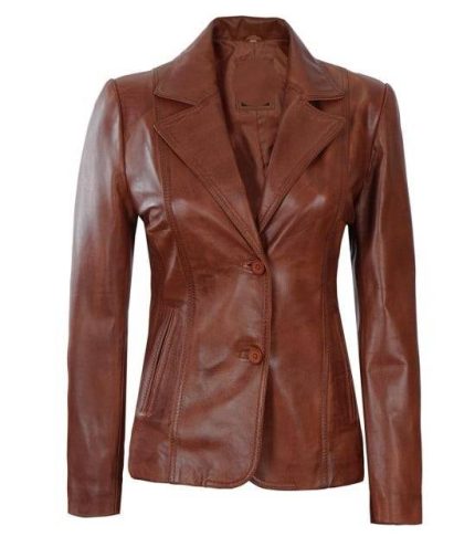 Women Leather Coat