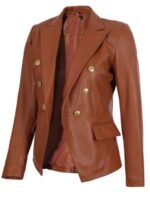 Trendy Women Leather Coat