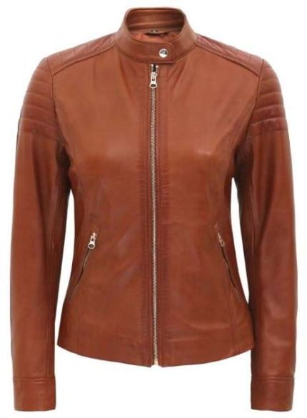 Straight Leather Jacket