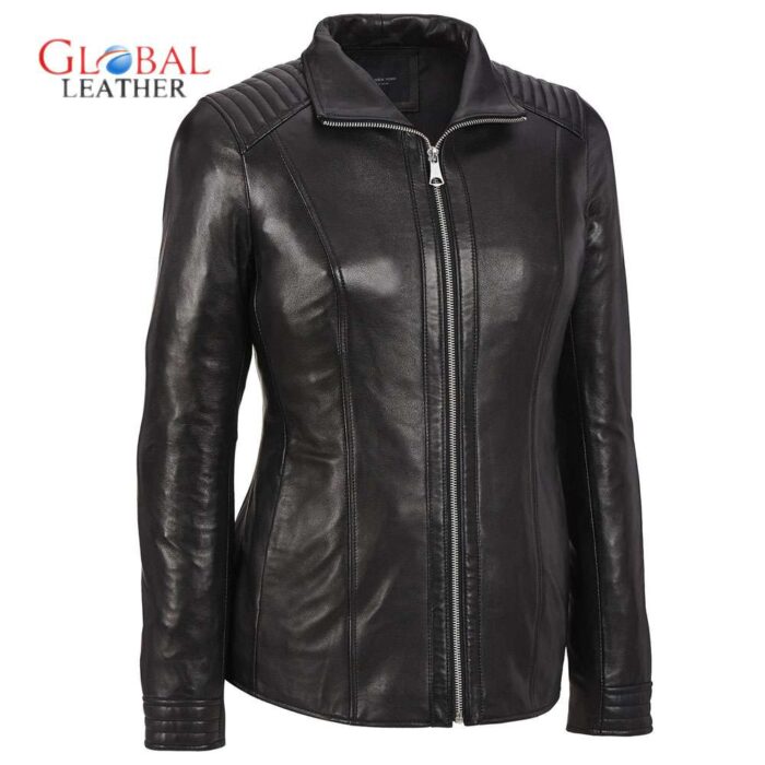 Regular Women Leather Jacket