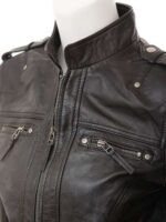 Versace Women Leather Jacket