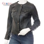 Versace Women Leather Jacket