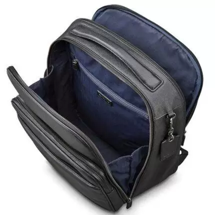 Black Laptop Leather Bag