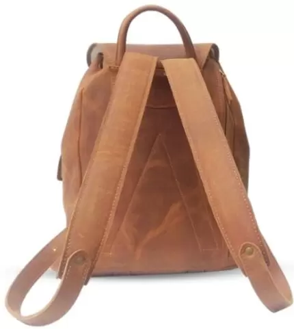Vintage Leather Backpack Bag