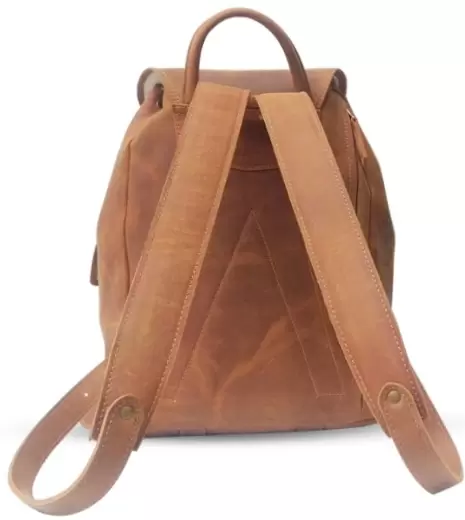 Vintage Leather Backpack Bag