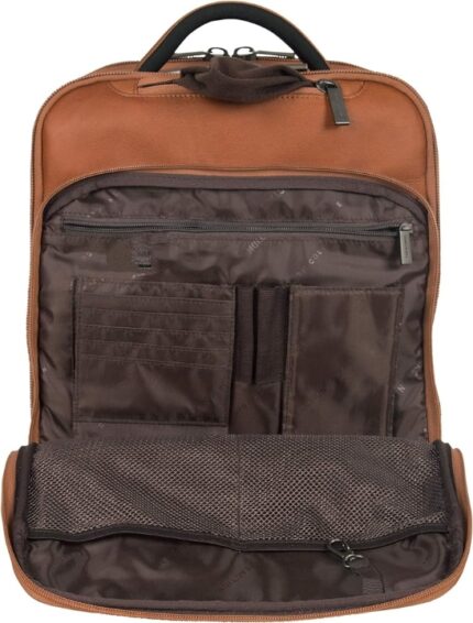 Leather Laptop Backpack Bag