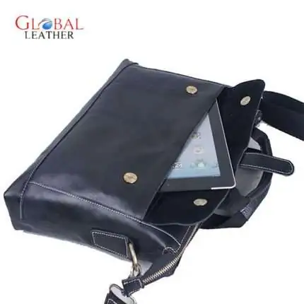 Leather Laptop File Bag