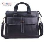 Leather Laptop File Bag