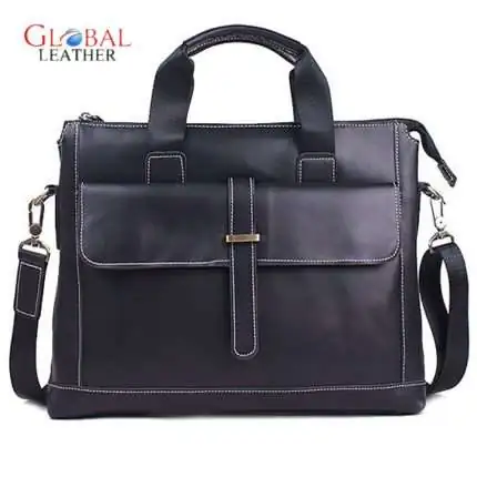 Leather Laptop File Bag
