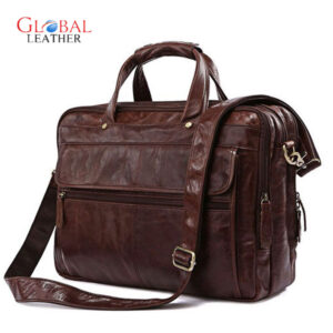 Brown Leather Laptop Bag
