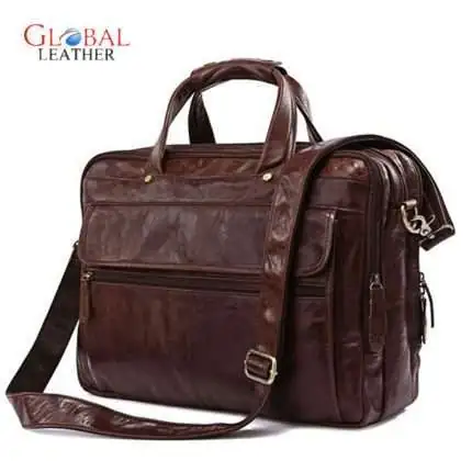 Brown Leather Laptop Bag