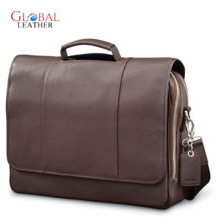Leather Laptop Satchel Bag