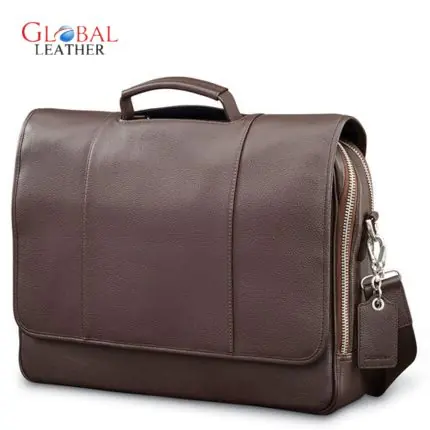 Leather Laptop Satchel Bag
