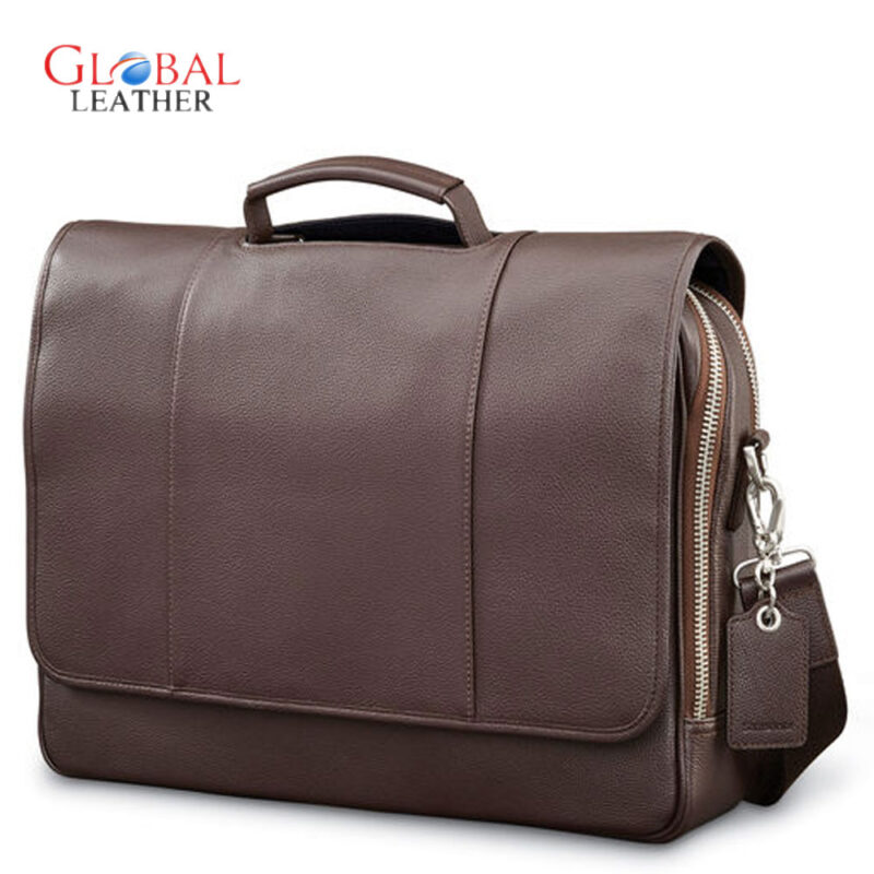 Leather Laptop Satchel Bag