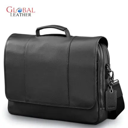 Leather Laptop Satchel Bag