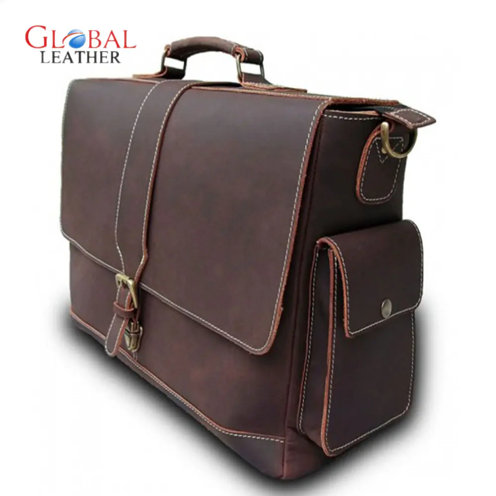 Buffalo Leather Laptop Bag