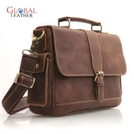 Buffalo Leather Laptop Bag