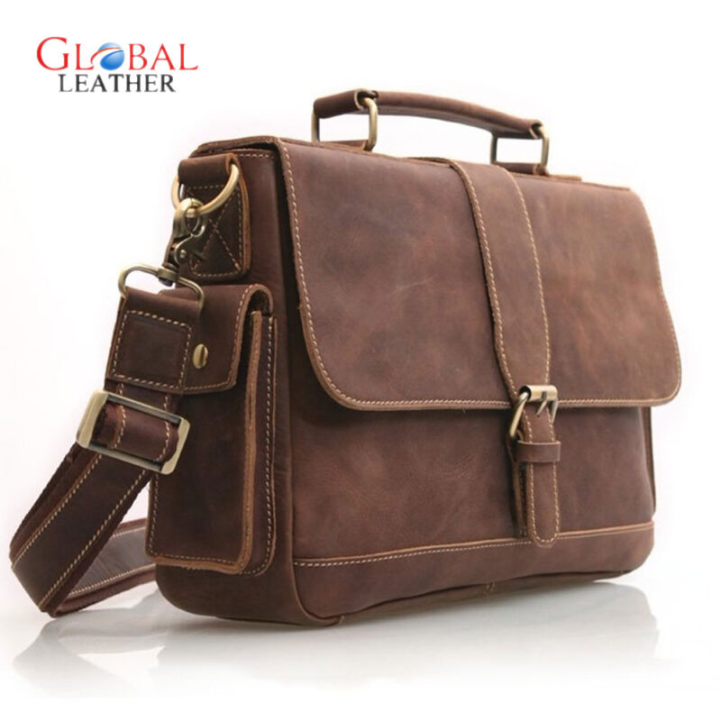 Buffalo Leather Laptop Bag