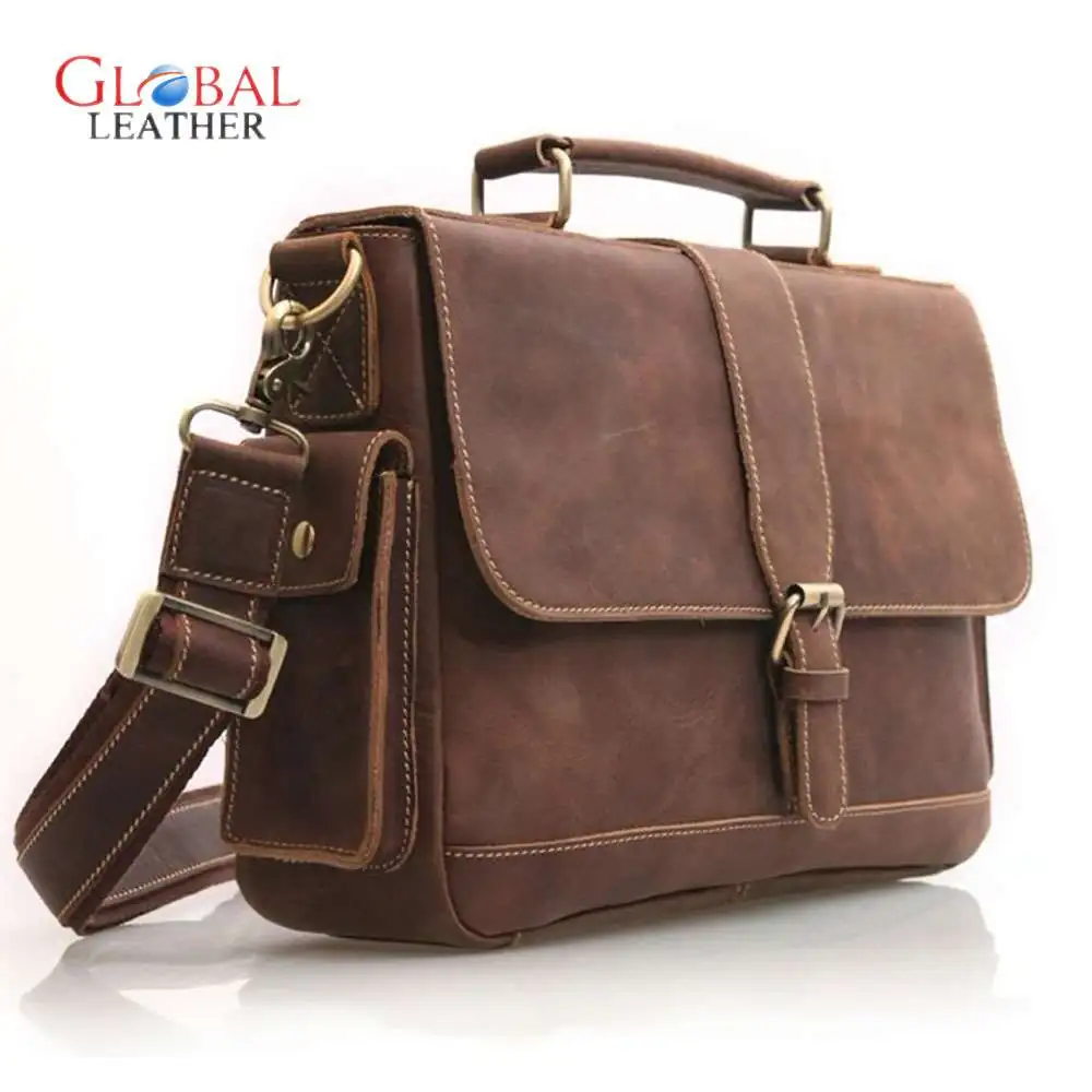 Buffalo Leather Laptop Bag