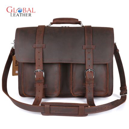 Vintage Leather Laptop Bag