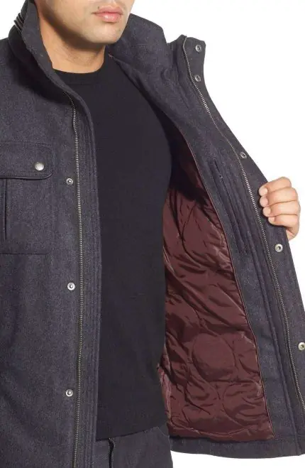 Wool Blazer Coat Oversized