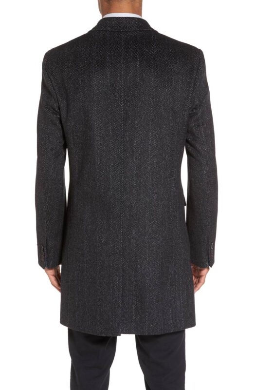 Black Blazer Wool Coat