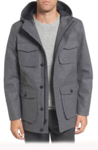 Trench Blazer Wool Coat