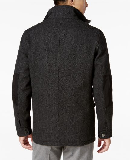 Casual Black Blazer Coat