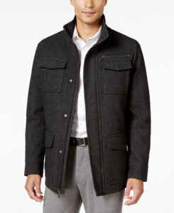 Casual Black Blazer Coat